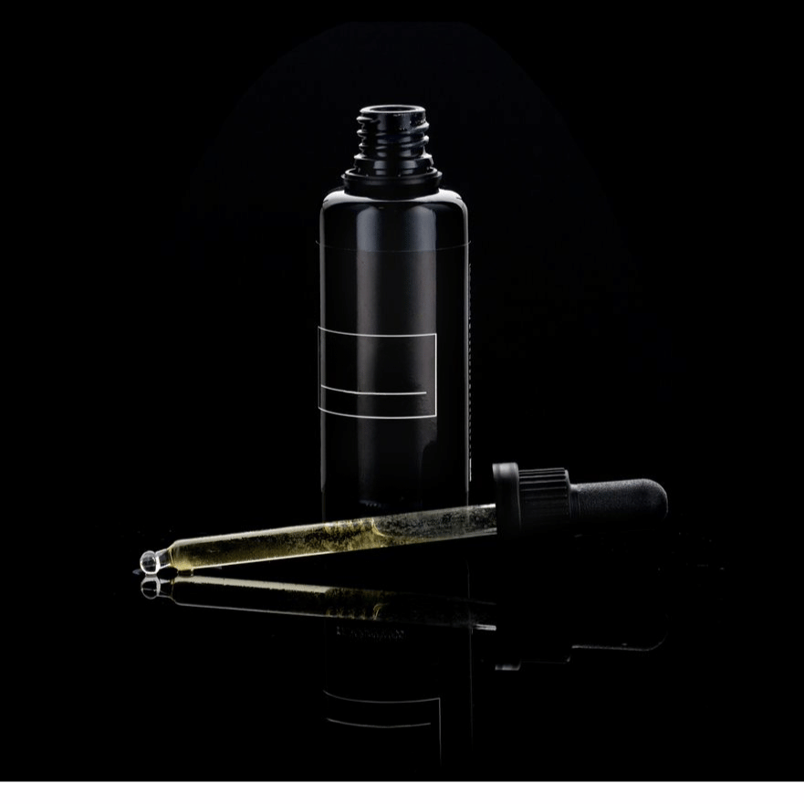 Butelka pipetowa z kwasem w laboratorium